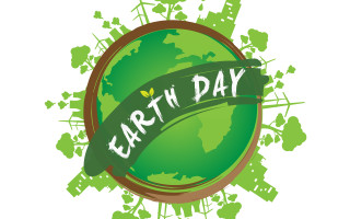 Green earth day banner green - art green free wallpaper