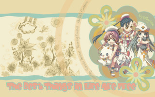 Flower girls anime costume flowers - life free wallpaper