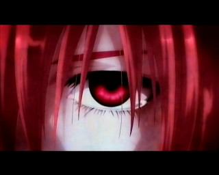 Red hair glowing eye aya - a red eye free wallpaper