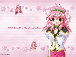 Pink haired magical girl chibi - pink hair free wallpaper
