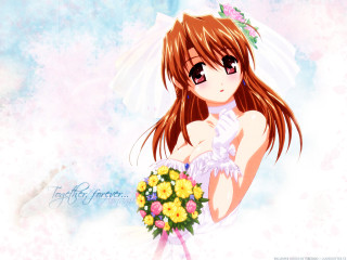 Bride flower bouquet anime blush - a bouquet of flowers free wallpaper