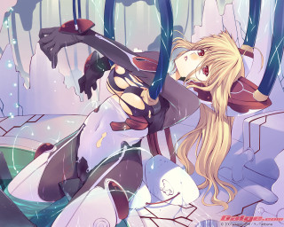 Evelyn abelson blonde sword cat - her hand and a cat free wallpaper