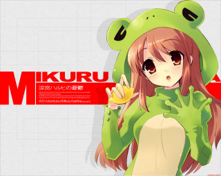 Girl frog costume banana mikru - a banana free wallpaper