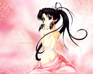 Girl long hair pink dress 7 - a pink dress free wallpaper