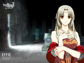 Woman red dress sword urban - a dark alley free wallpaper