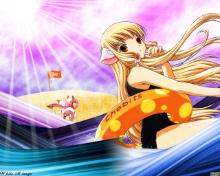 Surfing girls anime planet sunset - a surfboard in the ocean free wallpaper