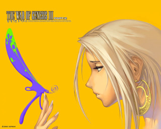 Woman blue scissors yellow background - a yellow background behind her free wallpaper