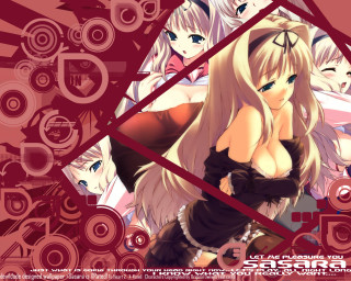Woman black dress red triangle - a red triangle free wallpaper