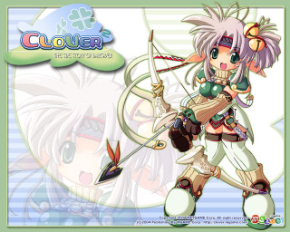 Girl bow arrow bird cloud - bascove free wallpaper