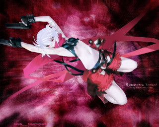 Red black sword girl yoji - outfit free wallpaper