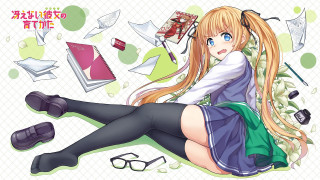 Girl long hair glasses laying - long hair and glasses free wallpaper