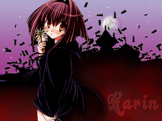 Girl bat phone halloween gothic - a bat free wallpaper