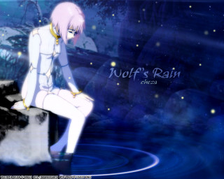 Anime girl rock water gothic - a anime girl free wallpaper for desktop