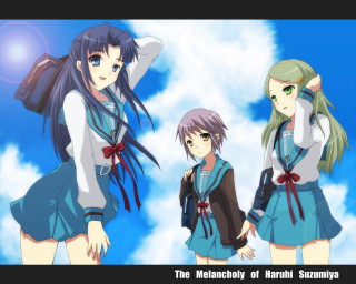 Melancholy karmii sumuya anime girls - synchromism free wallpaper
