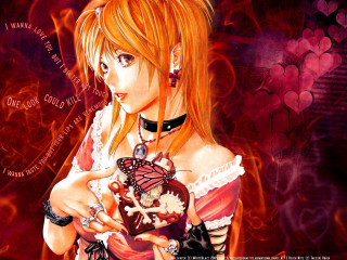 Woman heart butterfly gothic manga 2 - object free wallpaper