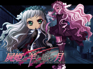 Anime white pink purple gothic - a anime character free wallpaper