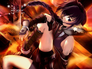 Woman black outfit gun red - a black outfit holding free wallpaper