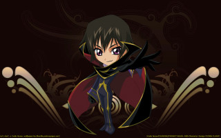 Cartoon hero blackcape purpleeyes fullbody - his head free wallpaper