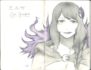 Girl purple hair feather head - autodestructive art free wallpaper