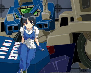 Eizan kikukawa anime sitting robot - mecha free wallpaper