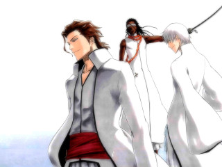 White suit woman red dress - ufotable free wallpaper