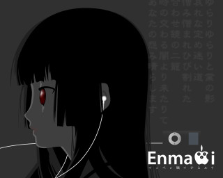 Woman red eye earphones black - a red eye free wallpaper