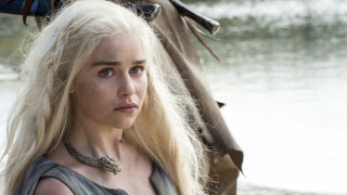 Woman blonde hair horse water - a horse in the background free wallpaper