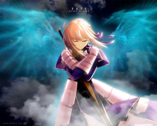 Anime angel sword baioken eishun - the cloud free wallpaper