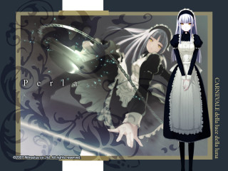 Girl suit tie sword remodernism - official art free wallpaper for desktop