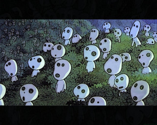Ghosts field trees glowing nature - creature free wallpaper