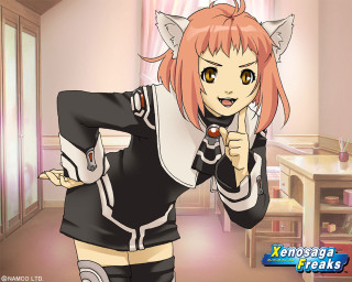 Eizan kikukawa anime cat ears - a cell phone in a room free wallpaper