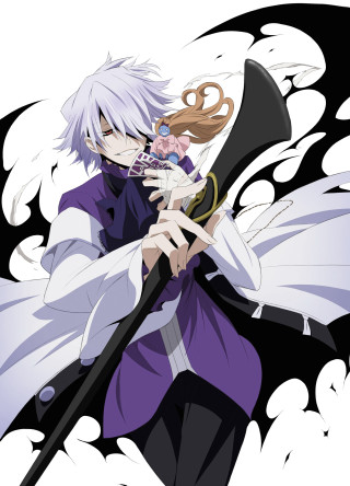 Man holding sword demon back - a sword free wallpaper
