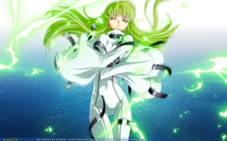 Eizan kikukawa green hair astronaut - a white suit free wallpaper