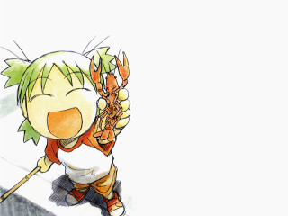 Person lobster stick smile fullbody - a drawing of a person holding free wallpaper