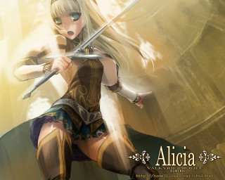 Alice prin blonde weapon sword - a sword and a sword free wallpaper
