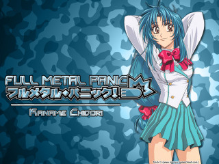 Blue hair girl camouflage background - a camouflage pattern free wallpaper