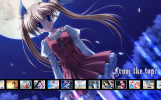 Girl dress longhair moon screenshot - a girl in a dress free wallpaper for desktop