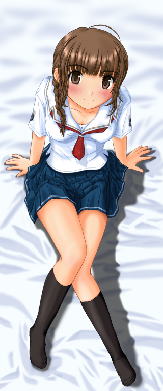 Ayako giantess sitting bed school - her hip free wallpaper