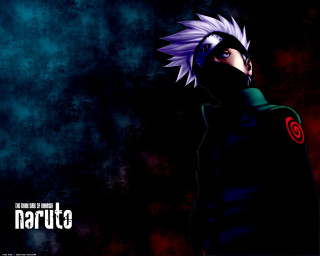 Kakashi hoodie spikedhair blueeyes poster - white hair free wallpaper