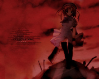 Girl white dress rock red - promotional free wallpaper