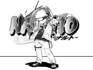 Knife sign graffiti anime manga - a drawing of a person holding free wallpaper