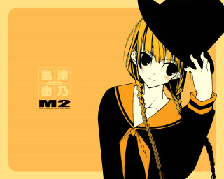 Woman hat blackdress yellow background - a yellow background free wallpaper for desktop