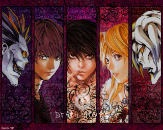 Anime group purple background gothic - gothic free wallpaper