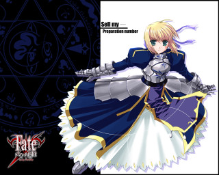 Alice princess armor sword blue - a pentagramil free wallpaper