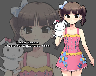 Pink dress girls stuffed bunny - a white rabbit free wallpaper