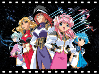 Anime girls space background stars - a group of anime girls free wallpaper