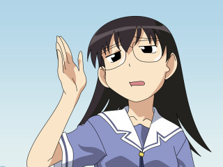 Girl sailor uniform waving blue - a blue sky in the background free wallpaper for desktop