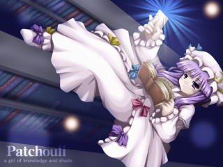 Flying anime girl book library - anime art free wallpaper