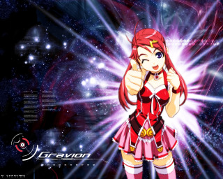 Girl red dress starry sky 2 - sky free wallpaper