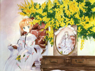 Alice prin woman dresser flower - a painting of a woman free wallpaper